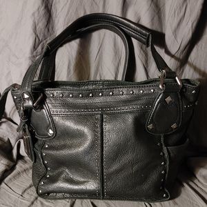 B Makowsky studded shoulder bag